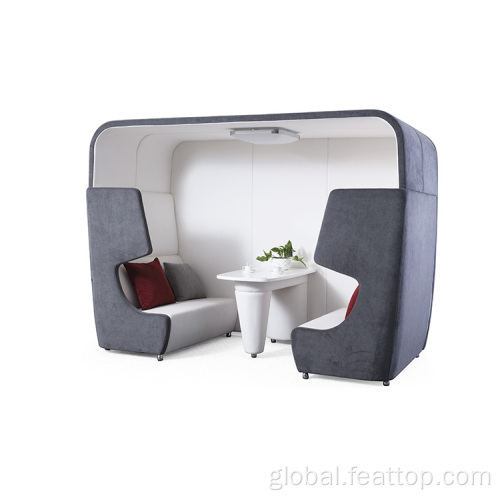 Soundproof Meeting Pods Modern office booth sofa for private meeting Manufactory